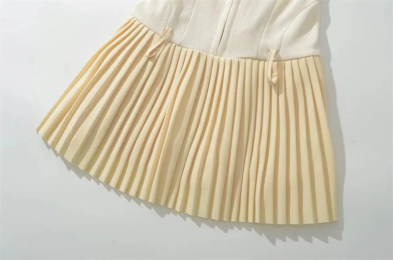 Robe Taille Basse Plissée chez My Store