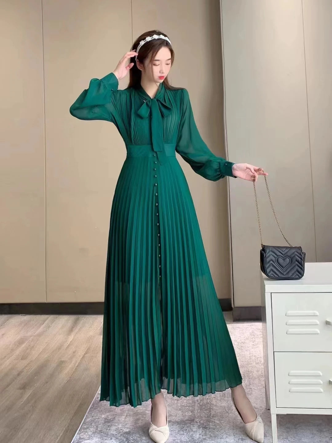 Robe Plissée Tendance chez My Store