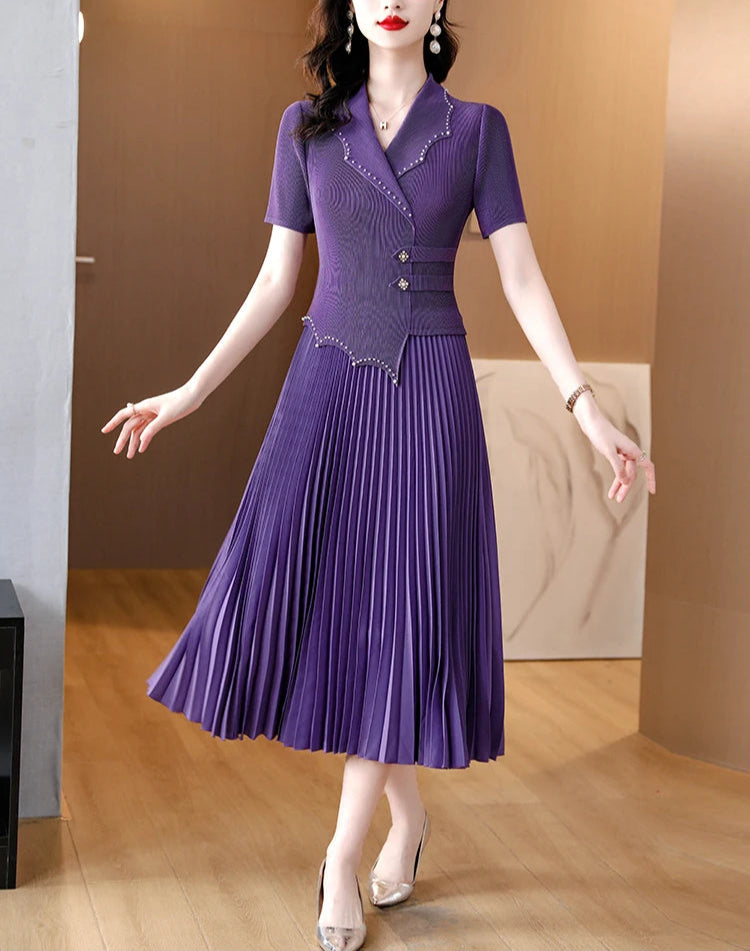 Robe Midi Plissée chez My Store