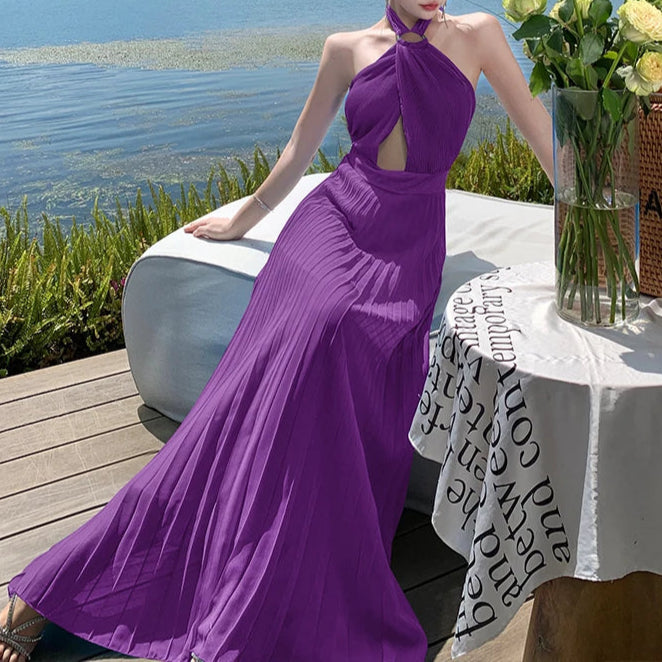 Robe Plissée En Mousseline chez My Store