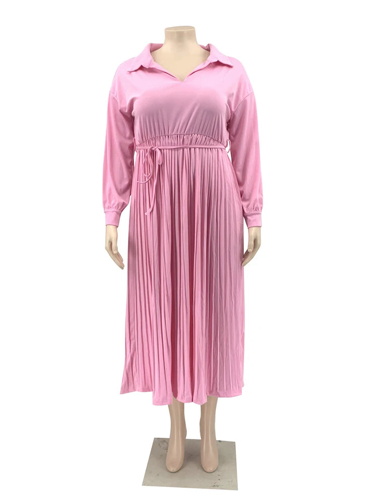 Robe Plissée Grande Taille chez My Store