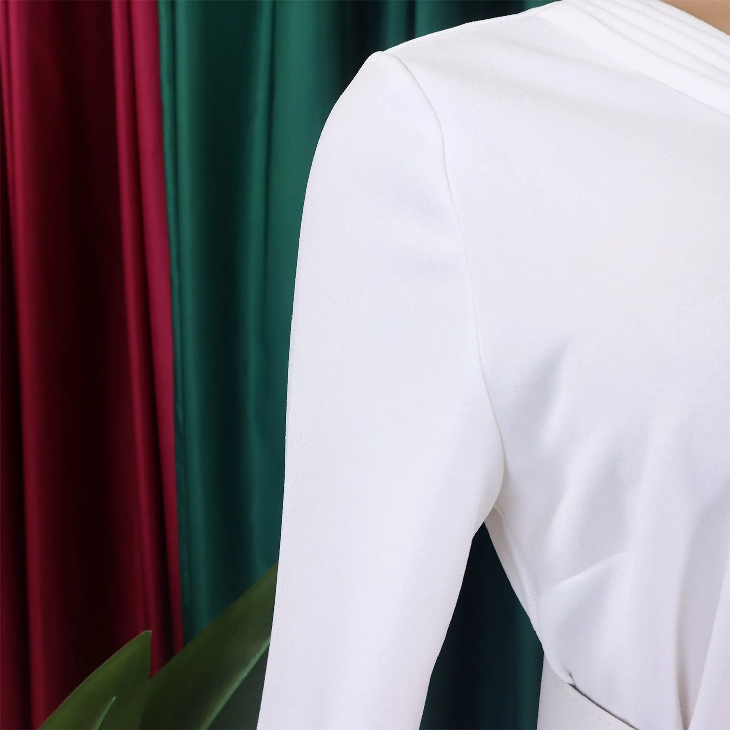 Robe Blanche Plissée chez My Store