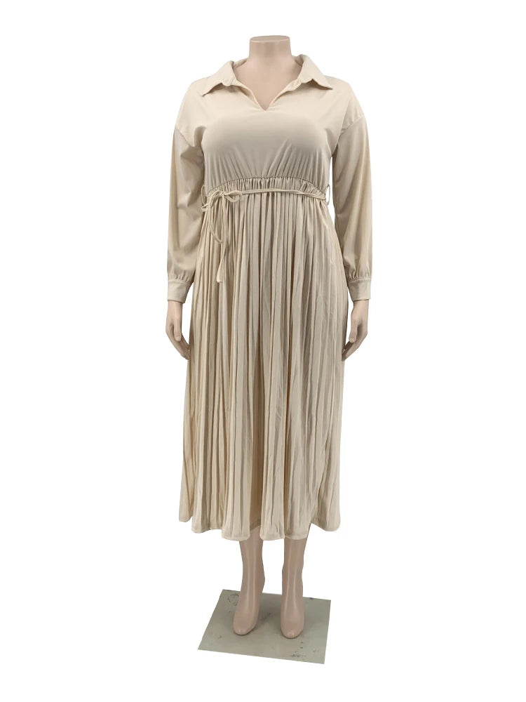 Robe Plissée Grande Taille chez My Store