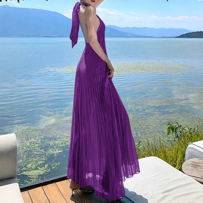 Robe Plissée En Mousseline chez My Store