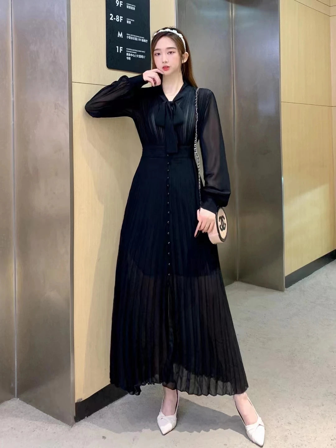 Robe Plissée Tendance chez My Store