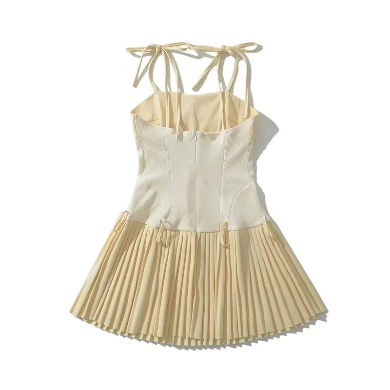 Robe Taille Basse Plissée chez My Store