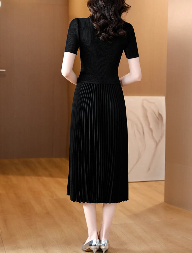 Robe Midi Plissée chez My Store