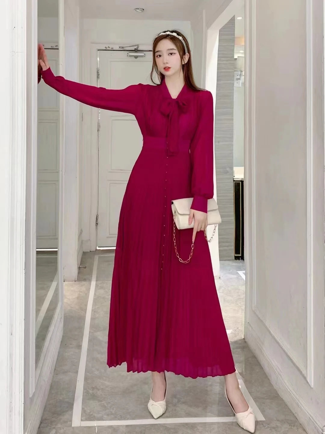Robe Plissée Tendance chez My Store