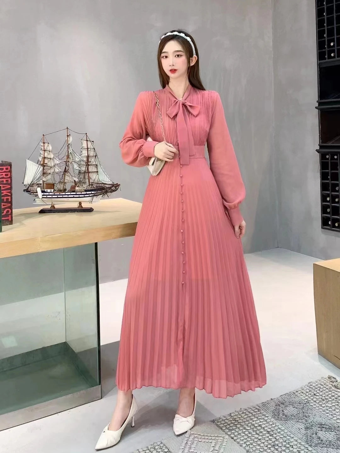 Robe Plissée Tendance chez My Store
