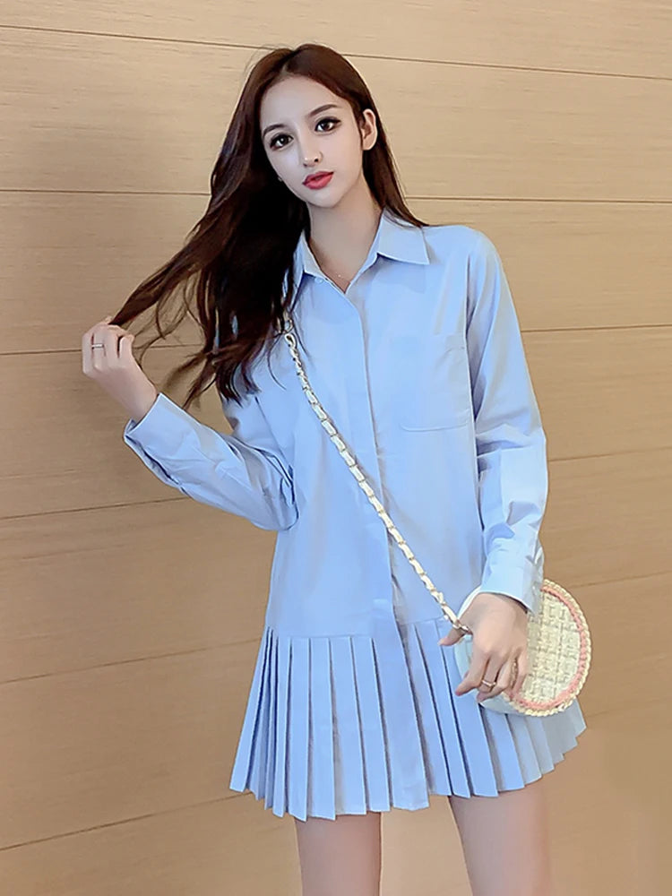 Robe Chemise Plissée chez My Store