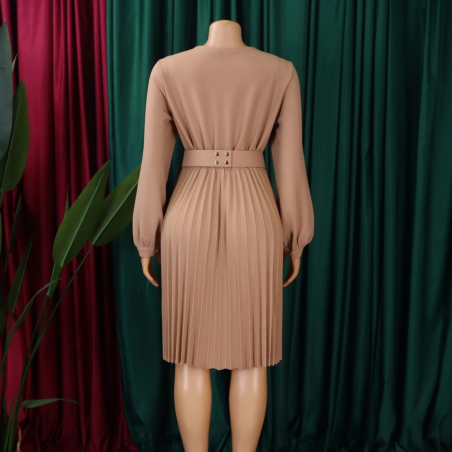 Robe Plissée Kaki chez My Store