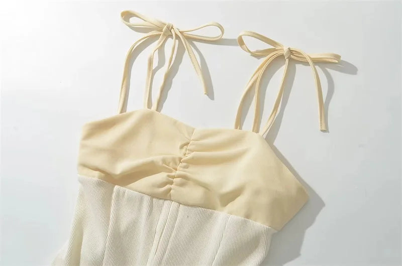 Robe Taille Basse Plissée chez My Store