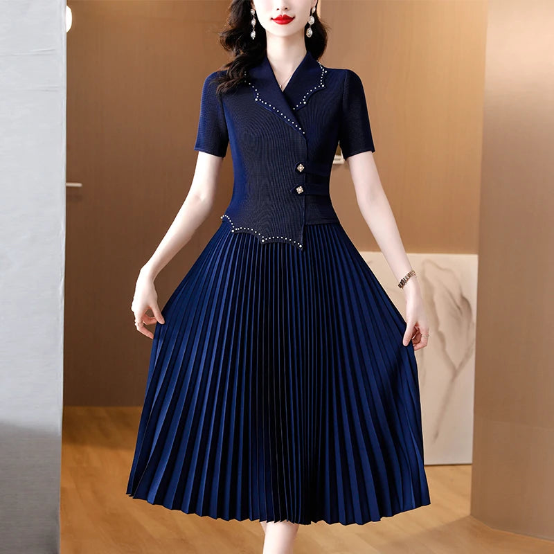 Robe Midi Plissée chez My Store