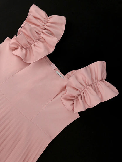 Robe Plissée Rose chez My Store