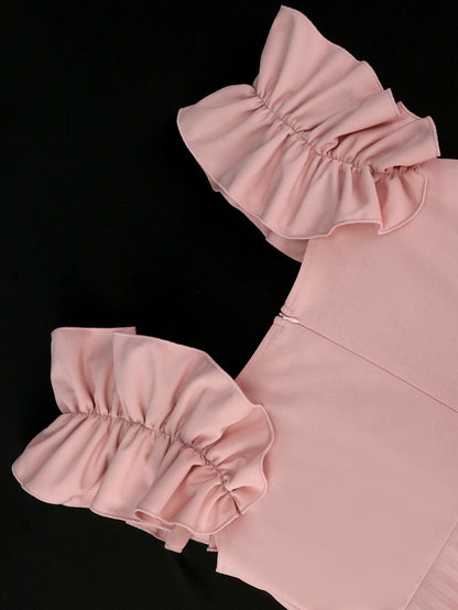 Robe Plissée Rose chez My Store