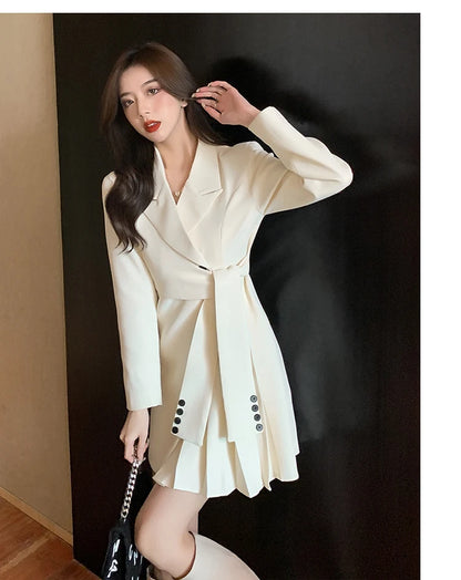 Robe Blazer Plissée - ma-robe-plissee.com