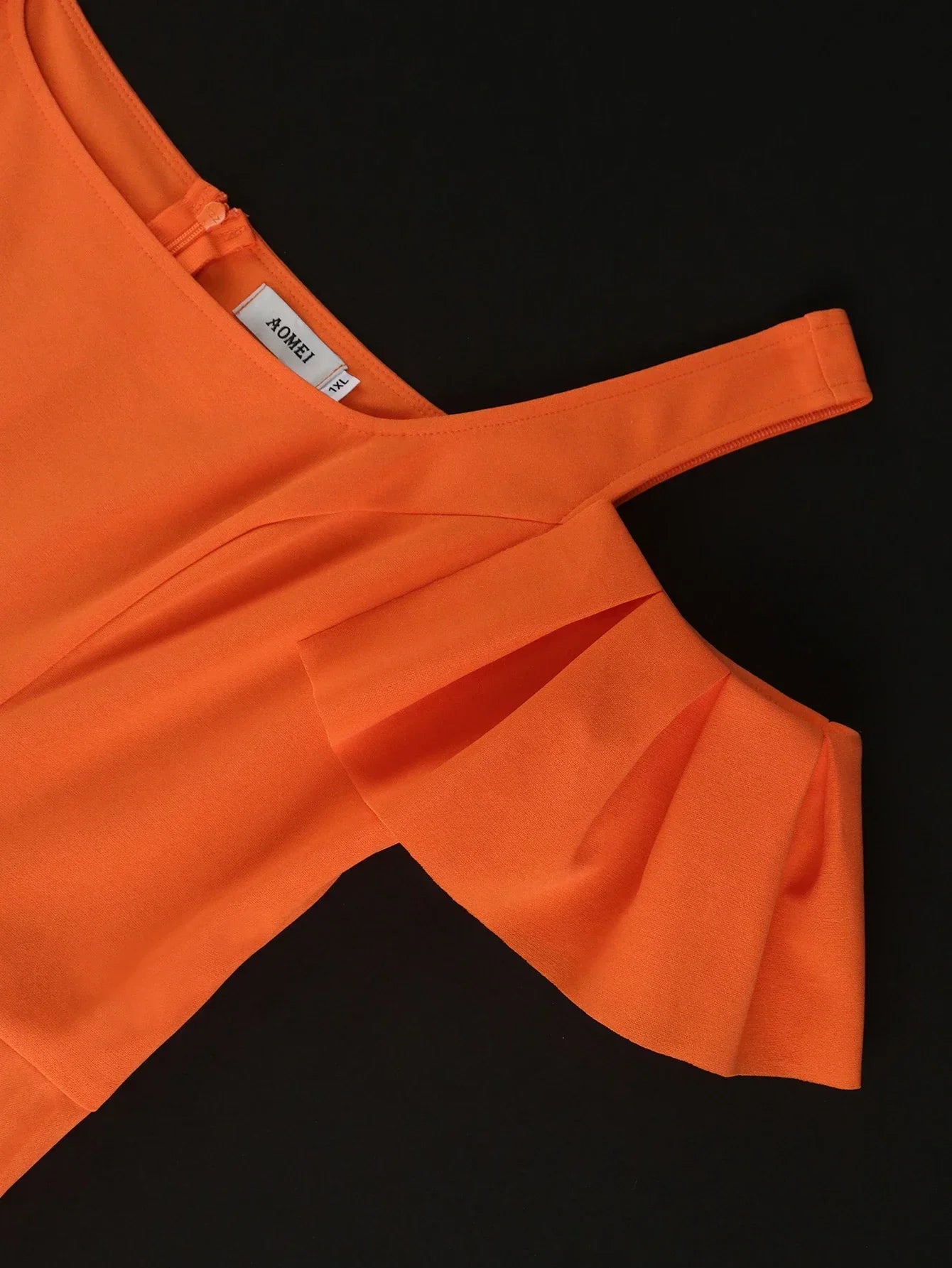 Robe Plissée Orange - ma-robe-plissee.com