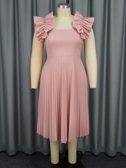 Robe Plissée Rose - ma-robe-plissee.com