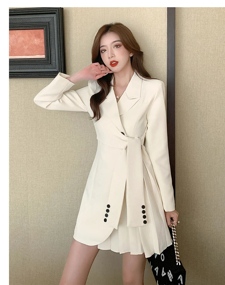 Robe Blazer Plissée - ma-robe-plissee.com